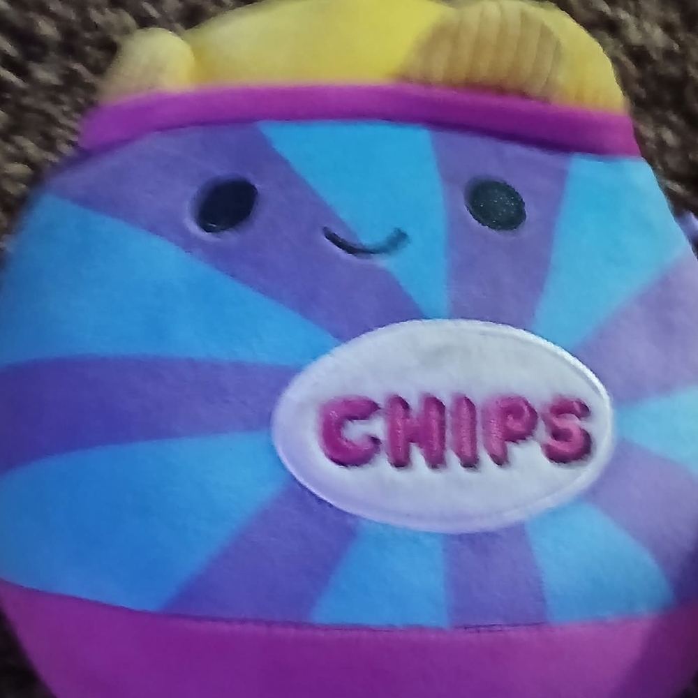 Colorful Plush Chips Toy